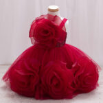 The Scarlet Rosette Couture Gown