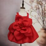 Scarlet Bloom Couture Dress
