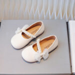Ivory Pearl Bow Ballet Flats