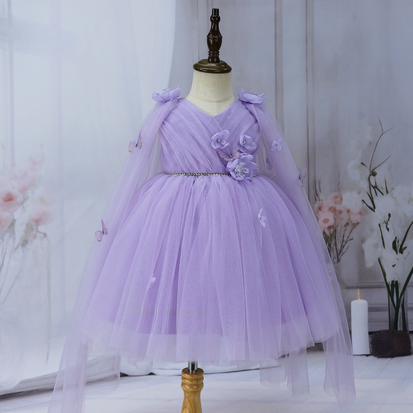 3cb6dcde-8ead-4203-9876-48eb1230337e Lavender Whisper Fairy Dress - Image 1