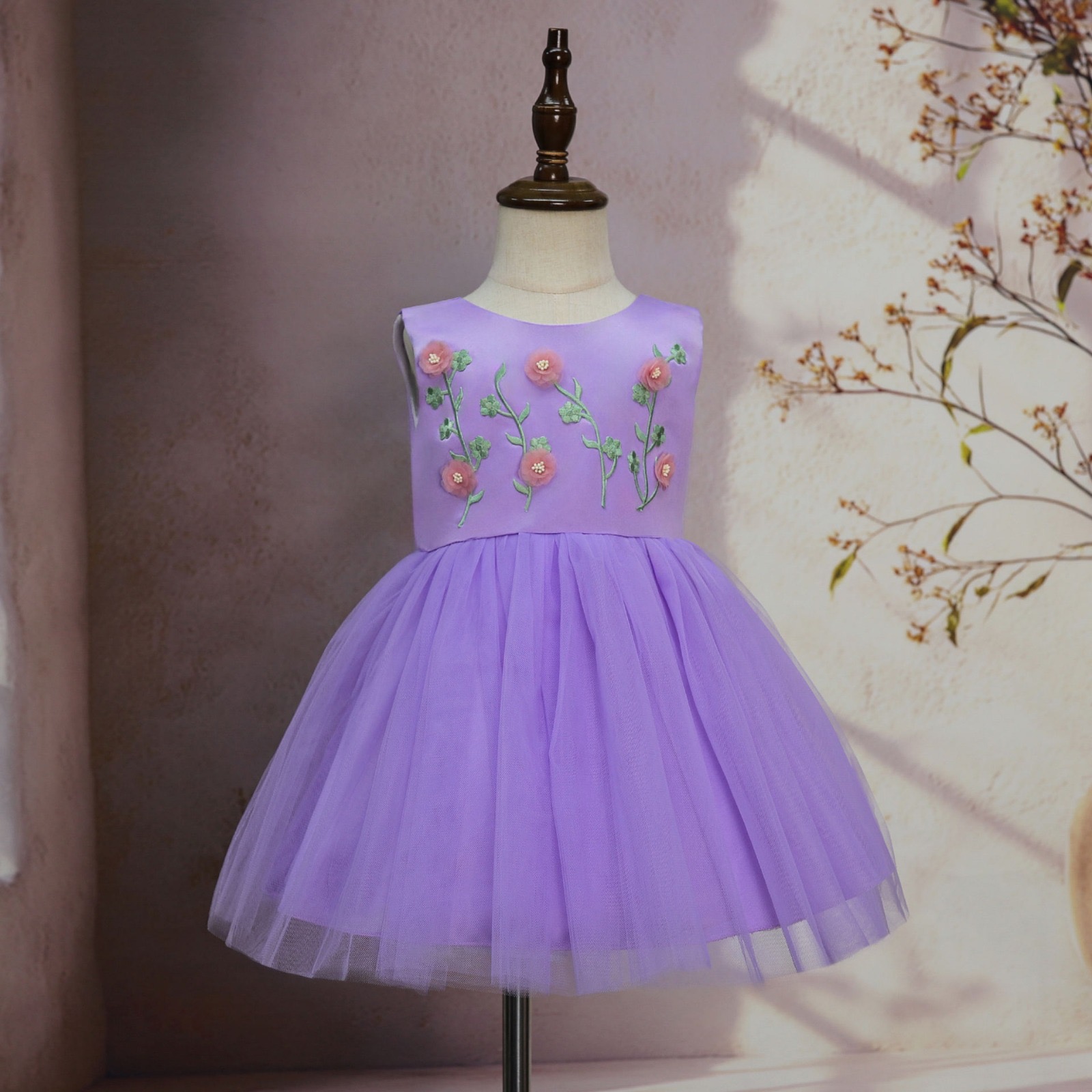 59df73d1-3415-470d-ac09-9a1cb370404c Lavender Meadow Party Dress - Image 1