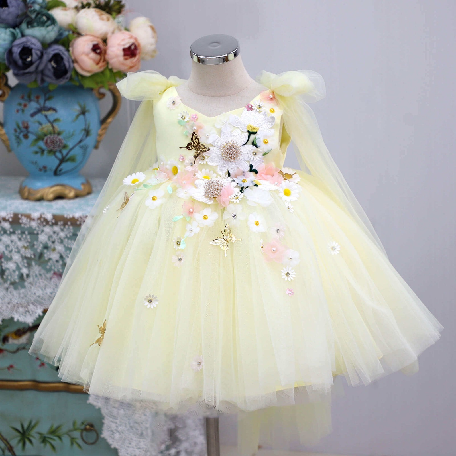 9a718dd3-eef4-44fa-bc47-96ffd653d644 Buttercup Garden Fairy Dress - Image 1