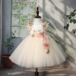 Golden Petal Bloom Dress