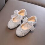Ivory Crystal Bow Princess Flats