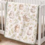 Bunny Garden Snuggle Blanket